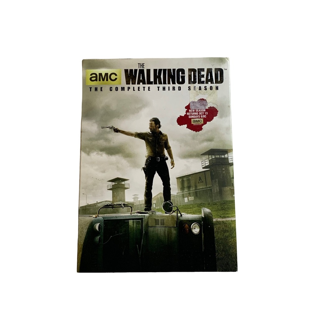 The Walking Dead The Complete Third Season DVD 5-Disc Set AMC Horror TV Series